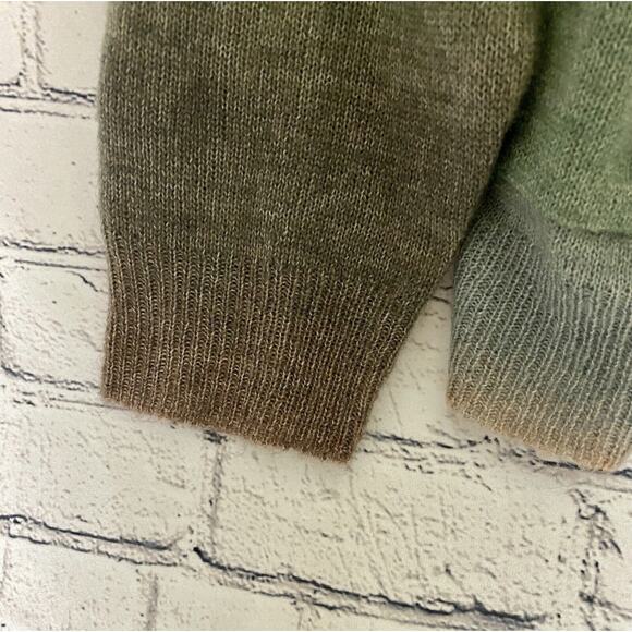 NWT‎ Women's M Hayden Los Angeles Brown Orange Green Ombre Sweater Cardigan - Picture 2 of 7